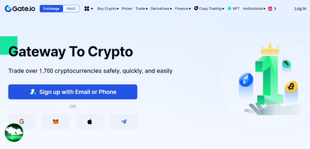 Gate.io Tier 1 Crypto Exchange
