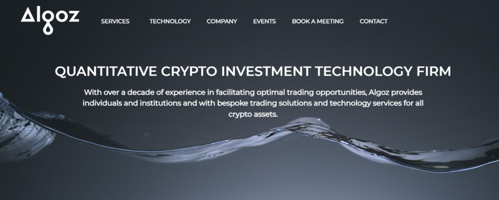 Algoz crypto market making company