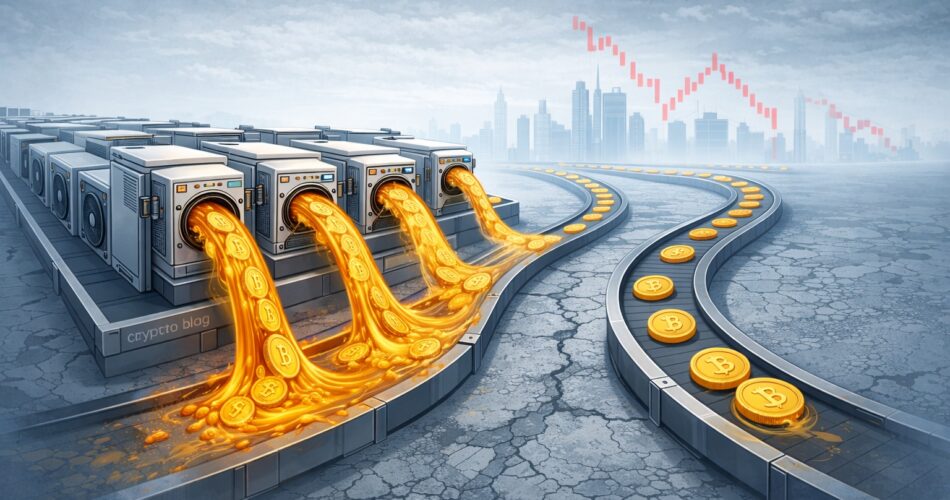 The miners are selling