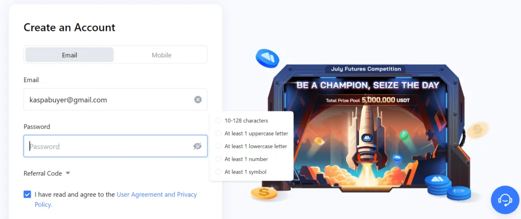How to Buy Kaspa: Your Best 7-Step Guide to Crypto Success 2 Set Up an Account to buy Kaspa