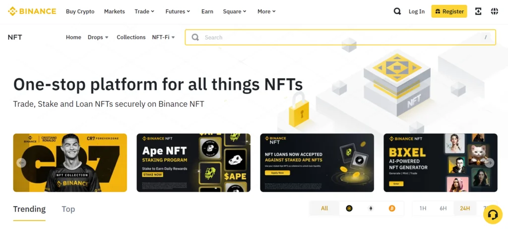 Top 14 NFT Marketplaces: Where to Buy NFT in November 2025 13 Binance NFT Marketplace