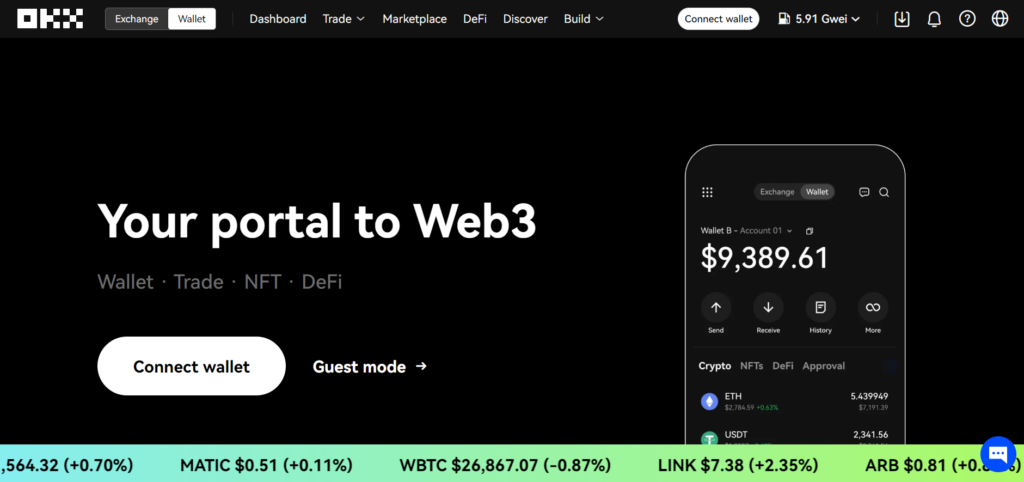 Топ-10 криптовалютных бирж: Путеводитель в 2025 году 5 OKX Dapp Browser