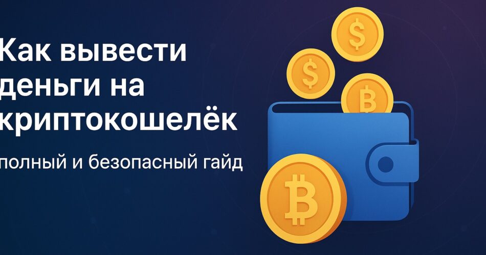 Как вывести деньги на криптокошелёк